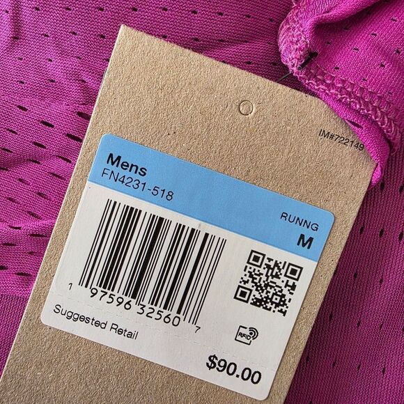 Nike Aeroswift Dri-Fit ADV Running Singlet Tank Top Hot Fuchsia M New FN4231-518 - Picture 9 of 9